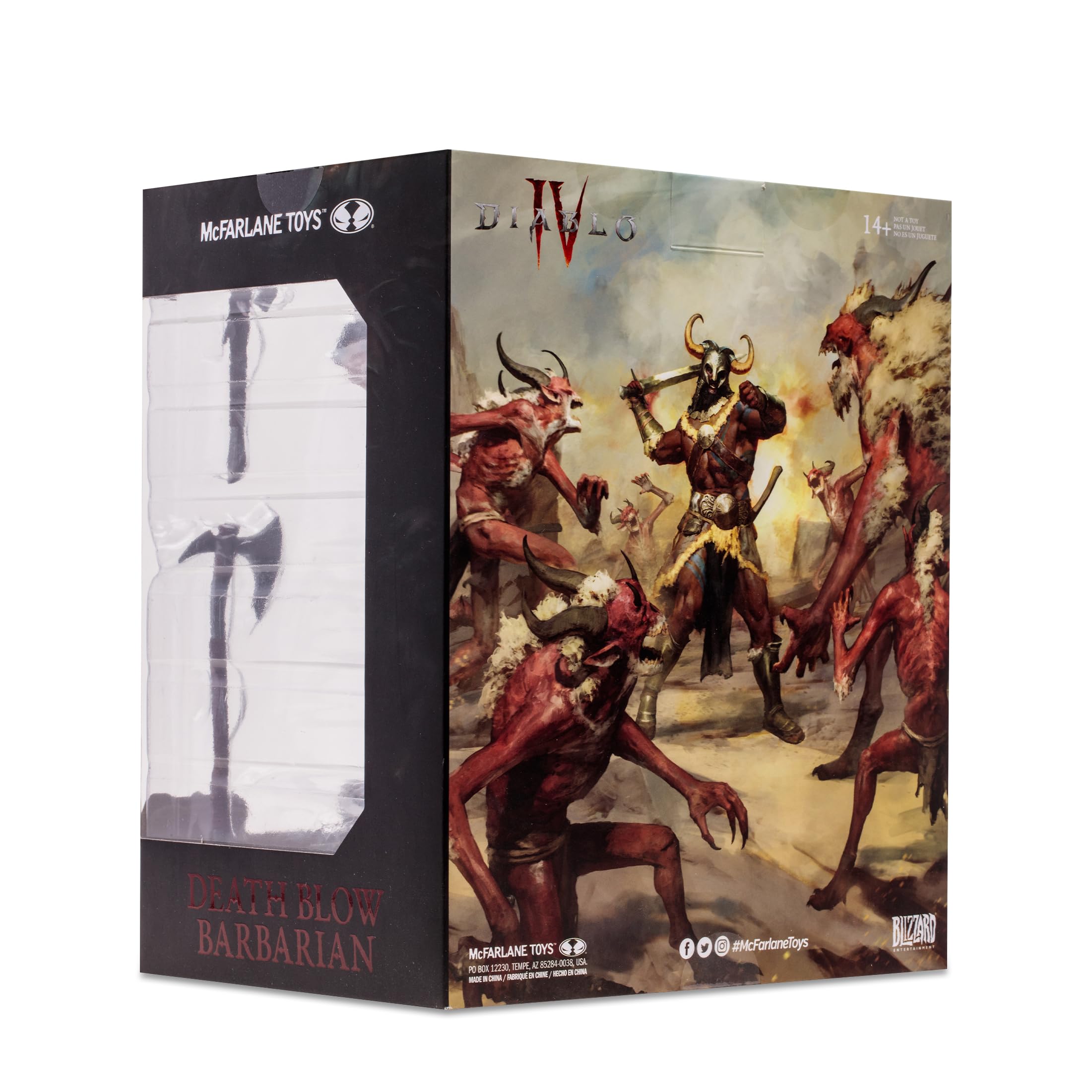 McFarlane Diablo IV Barbaro action figure 15 cm con armi