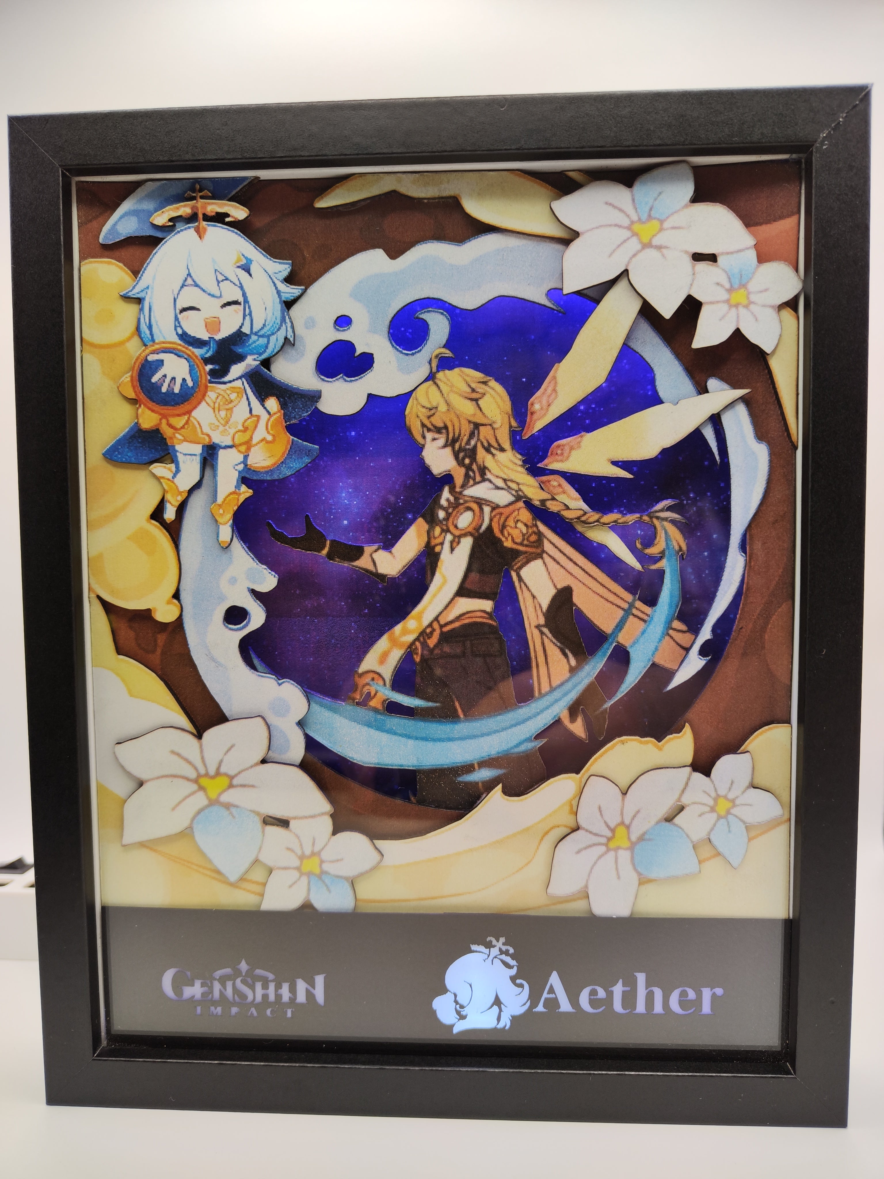 L'Atelier di Zelda Mondi di Luce Aether lightbox Genshin stellato