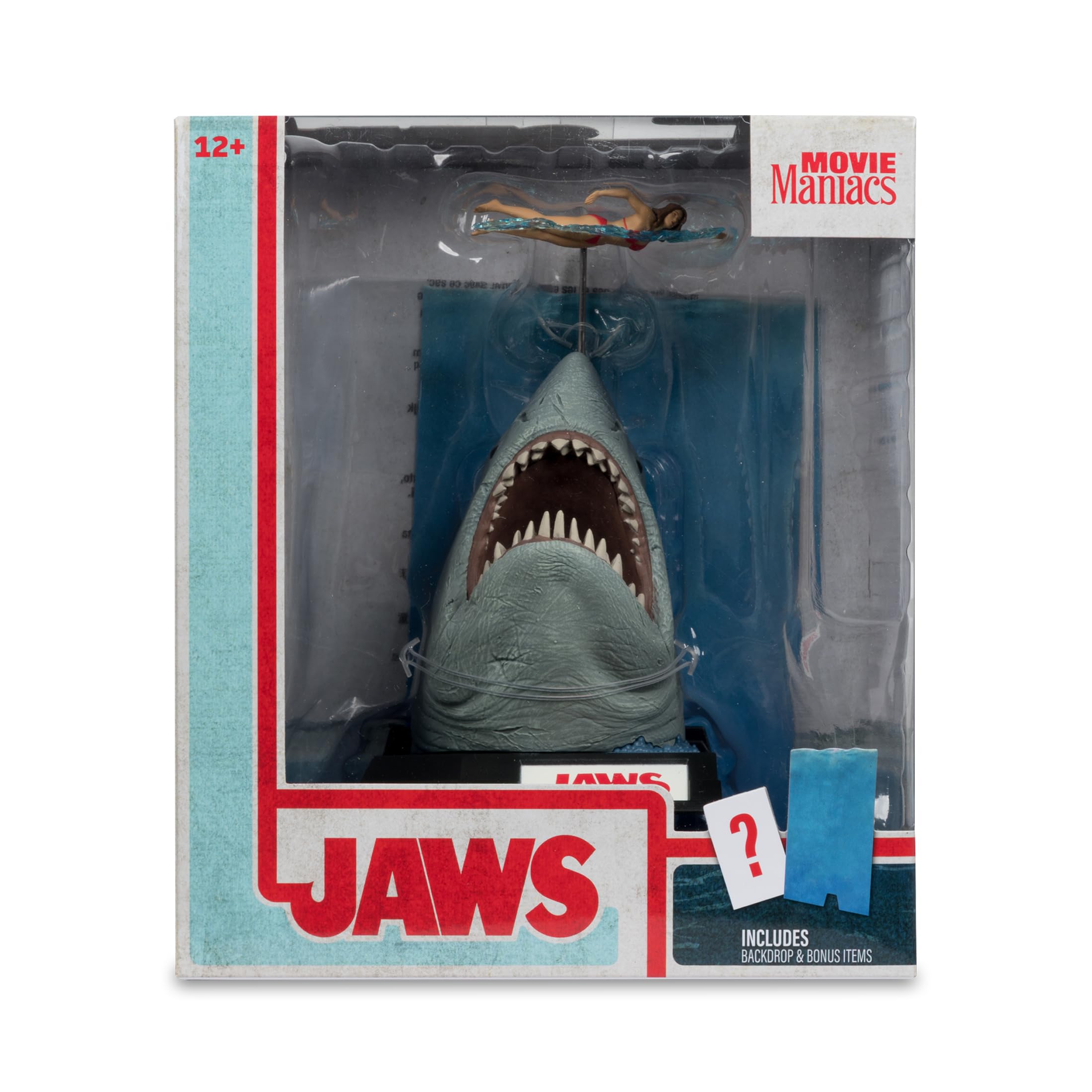 McFarlane Movie Maniacs Jaws 50° figure 15,2 cm