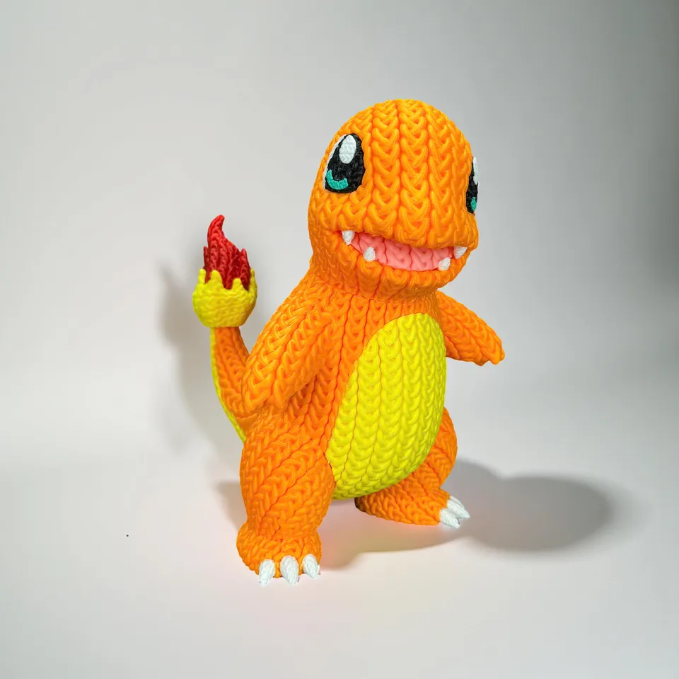L'Atelier di Zelda Charmander statuina crochet Pokemon Small arancio