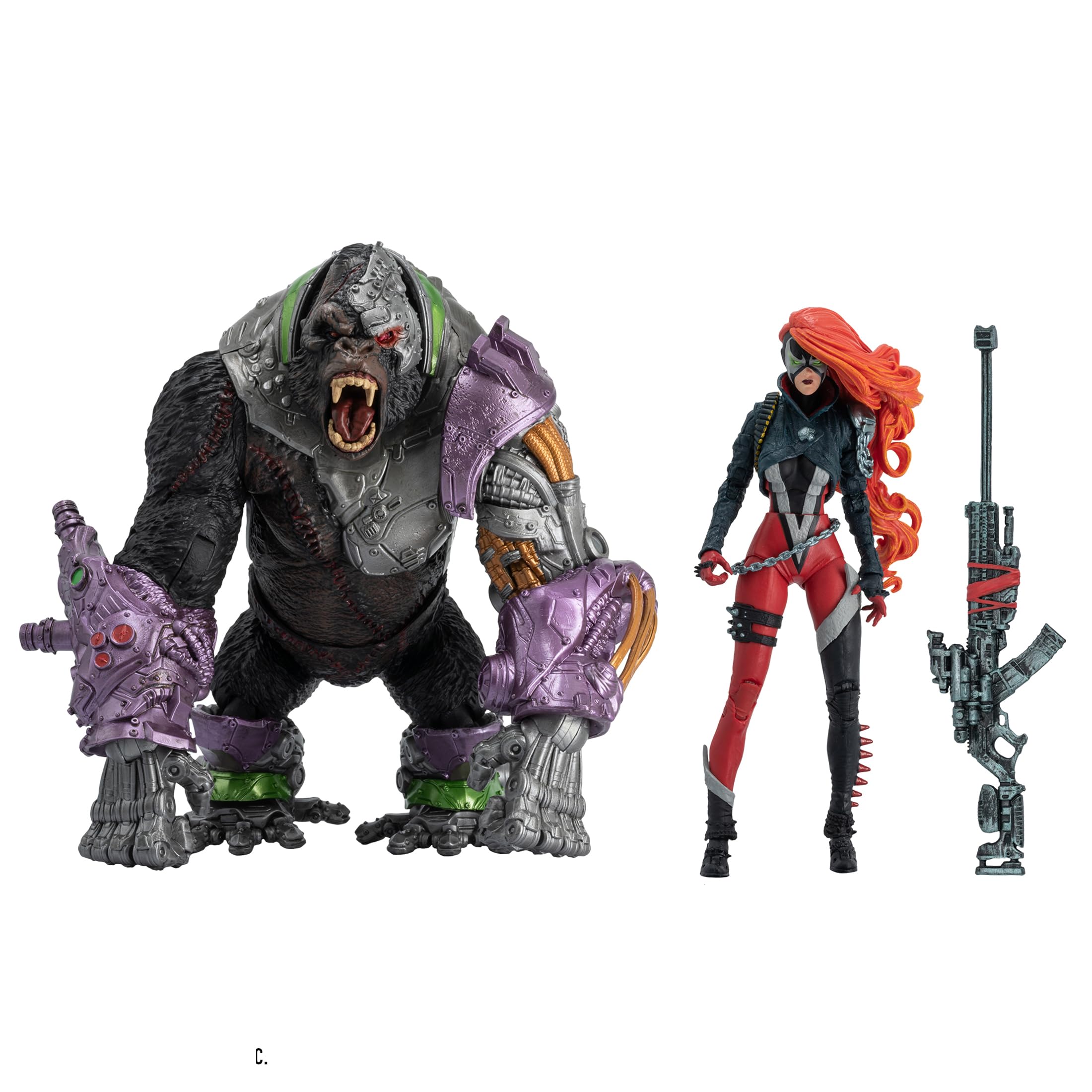 McFarlane Spawn She-Spawn Cygor action figure 2 pack Gold Label