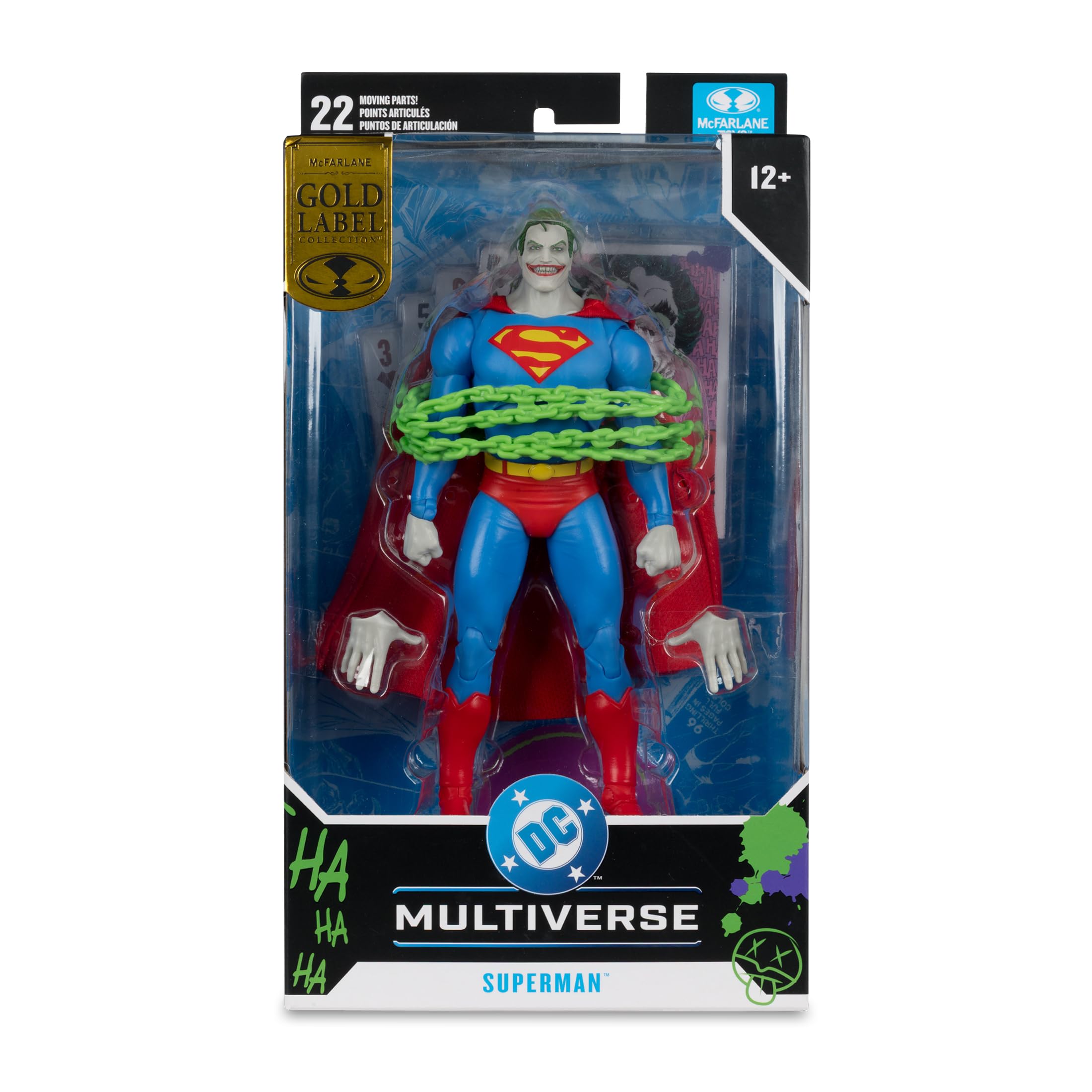 McFarlane DC Multiverse Superman #9 Jokerized Gold Label 18 cm
