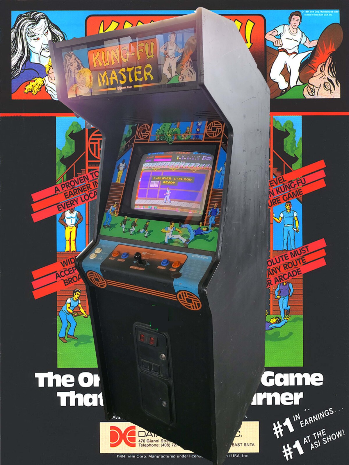 Arcade Story Kung-Fu Master cabinato arcade picchiaduro