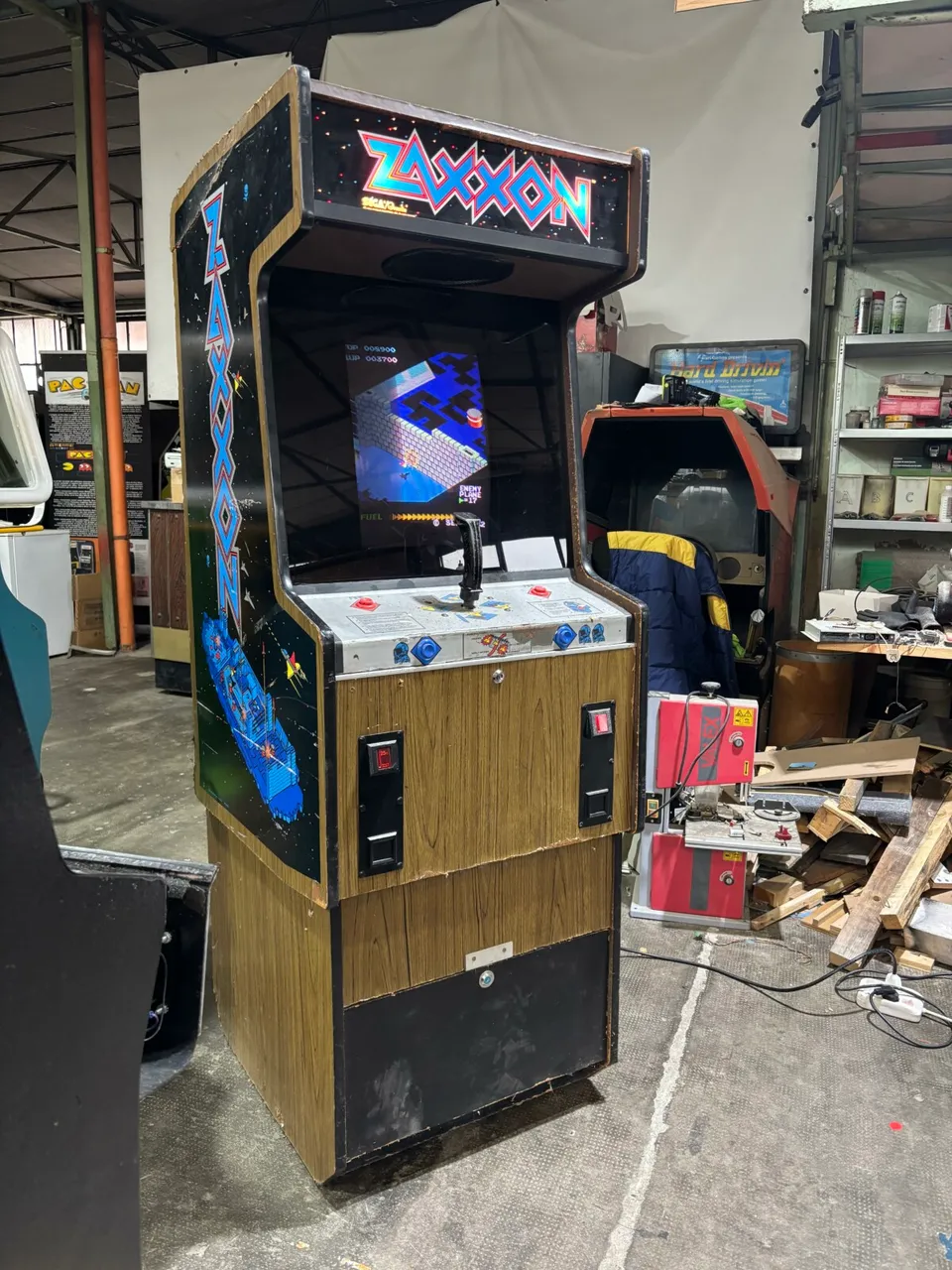 Arcade Story Zaxxon cabinato arcade sparatutto isometrico