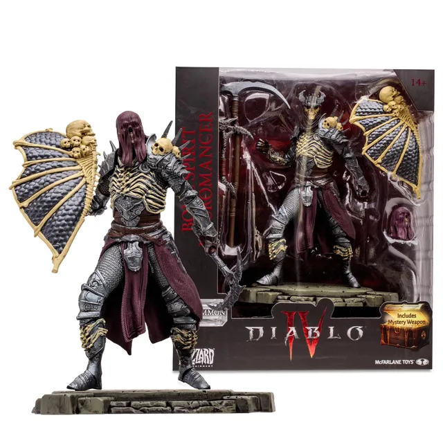 McFarlane Diablo IV Necromante Spirito Osseo figure comune 1:12