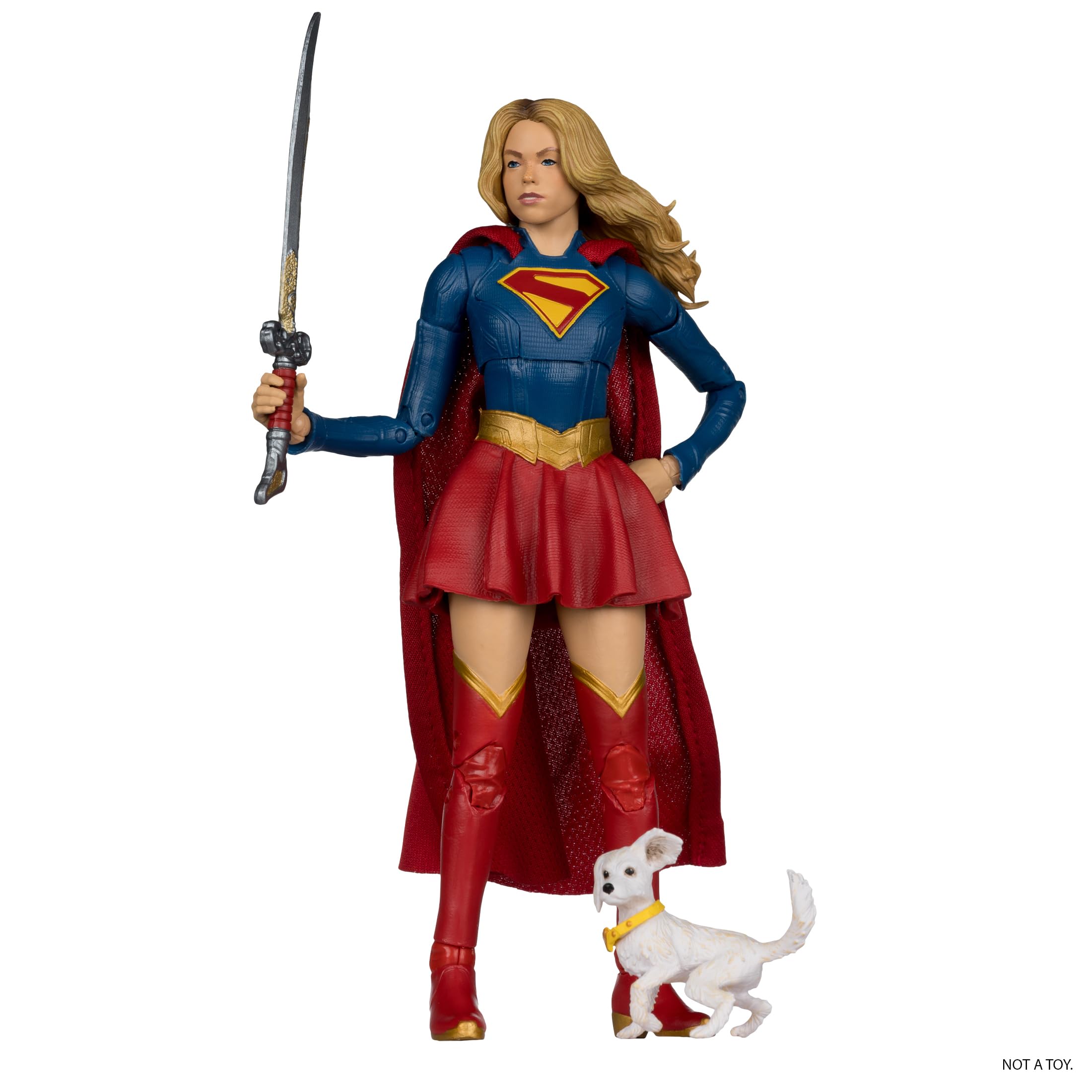 McFarlane Supergirl Movie Supergirl Krypto action figure 18 cm