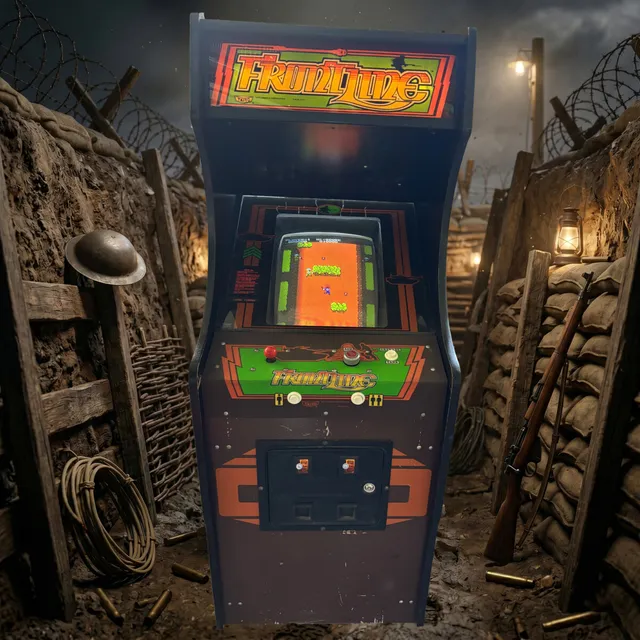 Arcade Story Arcade Front Line Taito 1982 cabinato CRT restaurato