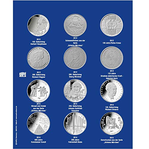 Safe 7311-6 foglio 2012 per album TOPset 10 Euro capsule