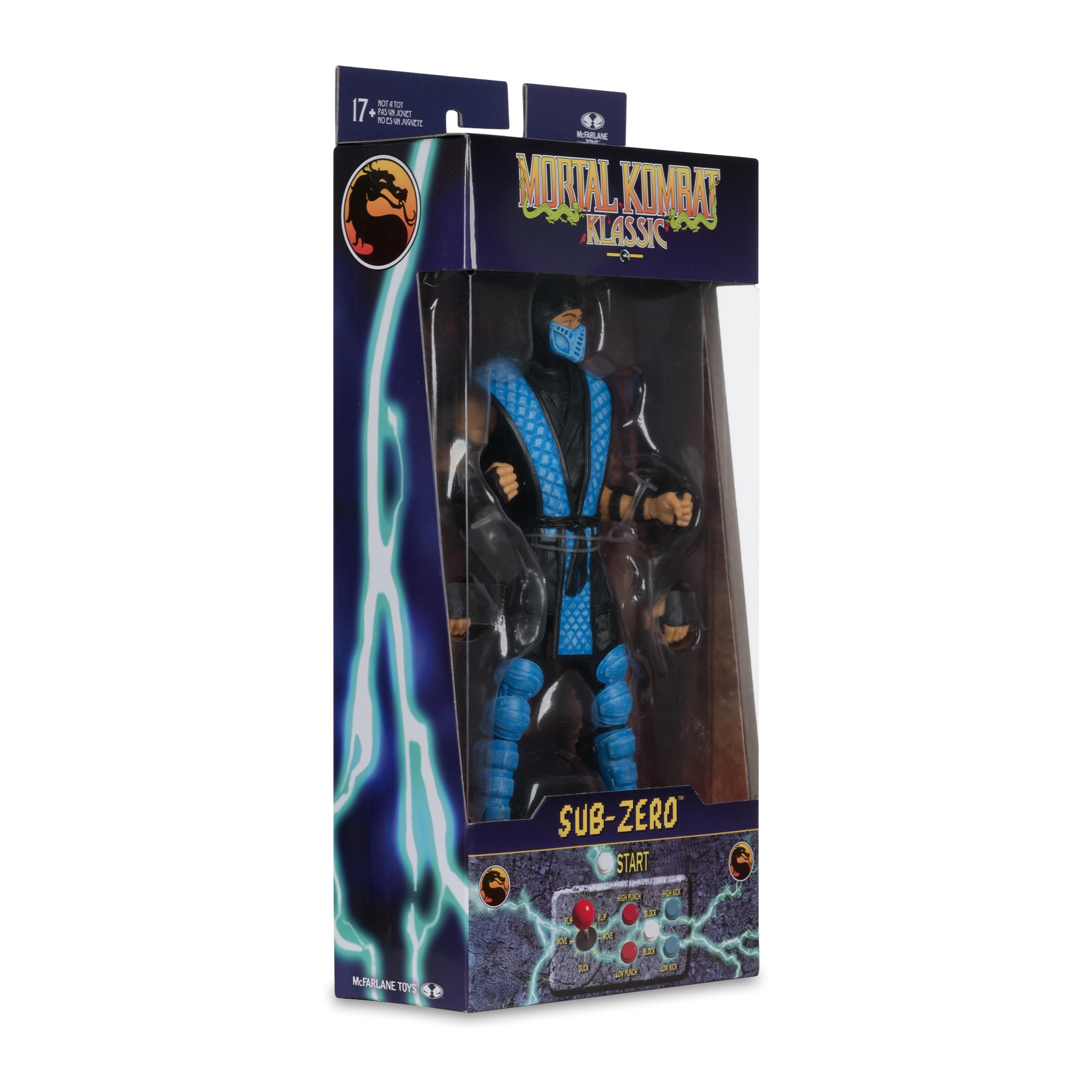 McFarlane Mortal Kombat Klassic Sub-Zero action figure 7" 17,8 cm