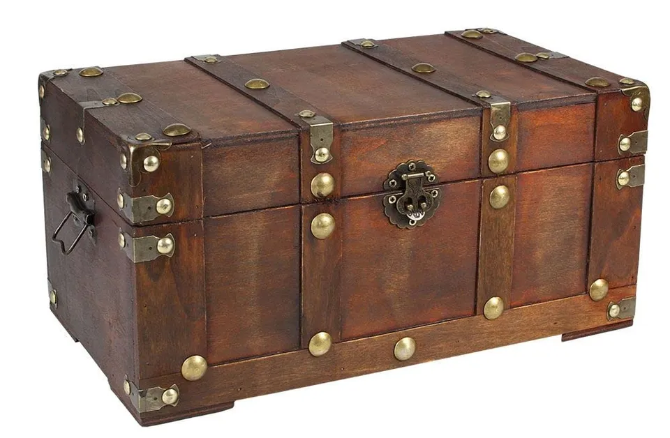 SAFE Schatztruhe forziere legno classico 35x16x18 cm