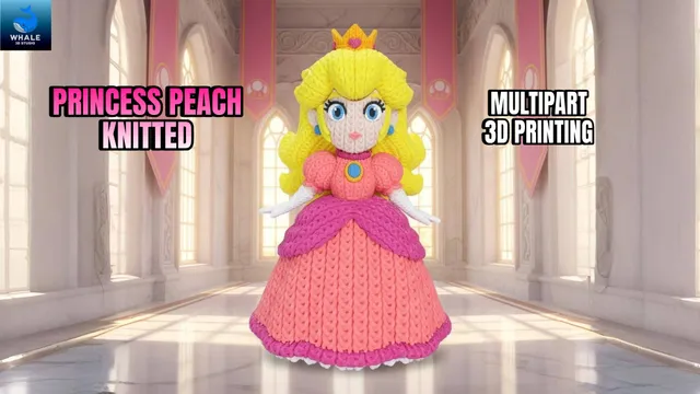 L'Atelier di Zelda Stampe Incantate Peach statuina crochet