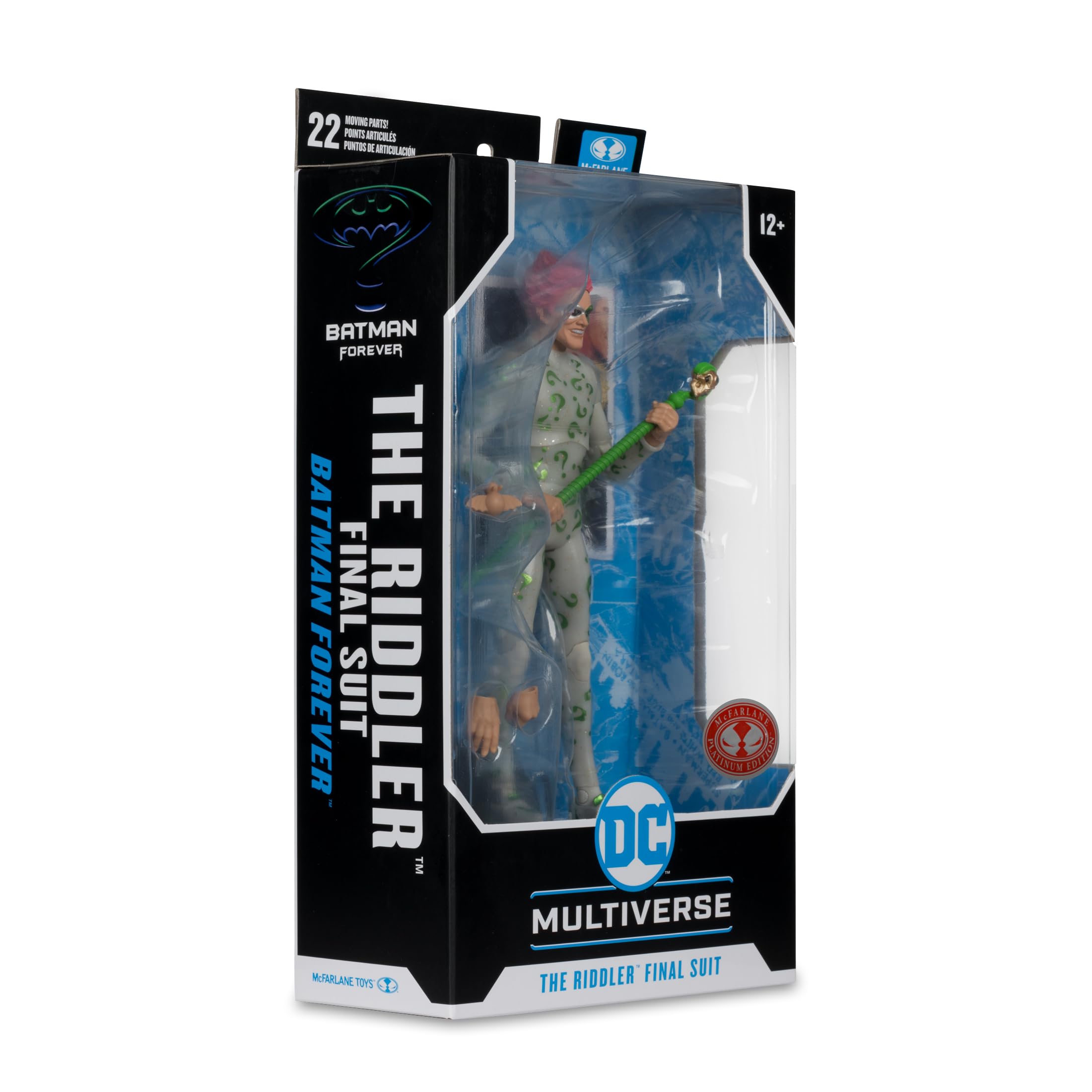 McFarlane DC Multiverse Riddler Final Suit action figure 17,8 cm Red Platinum