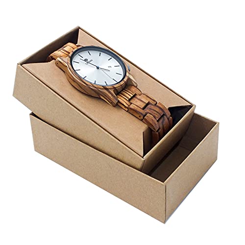 Safe Crown Orologio in Legno Uomo Zandel 40 mm Quarzo