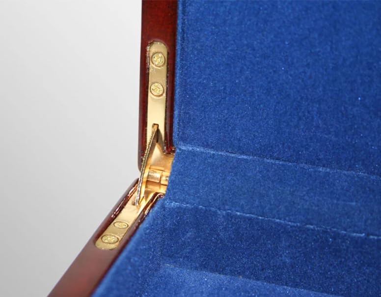 Safe 5790 valigia monete legno 3 vassoi 105 monete 27,5 mm
