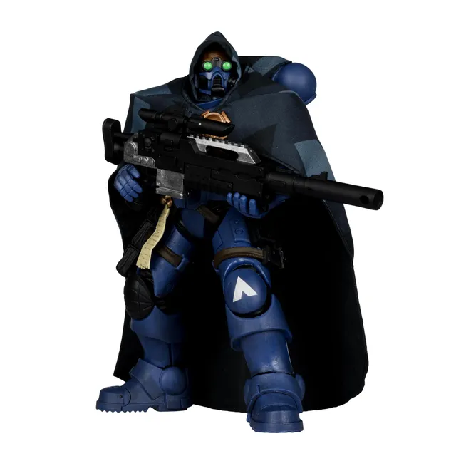 McFarlane Warhammer 40,000 Eliminator Space Marine Figura 7" cecchino