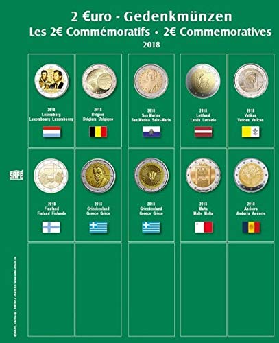 SAFE Premium foglio monete 2 euro 2018 7341-22