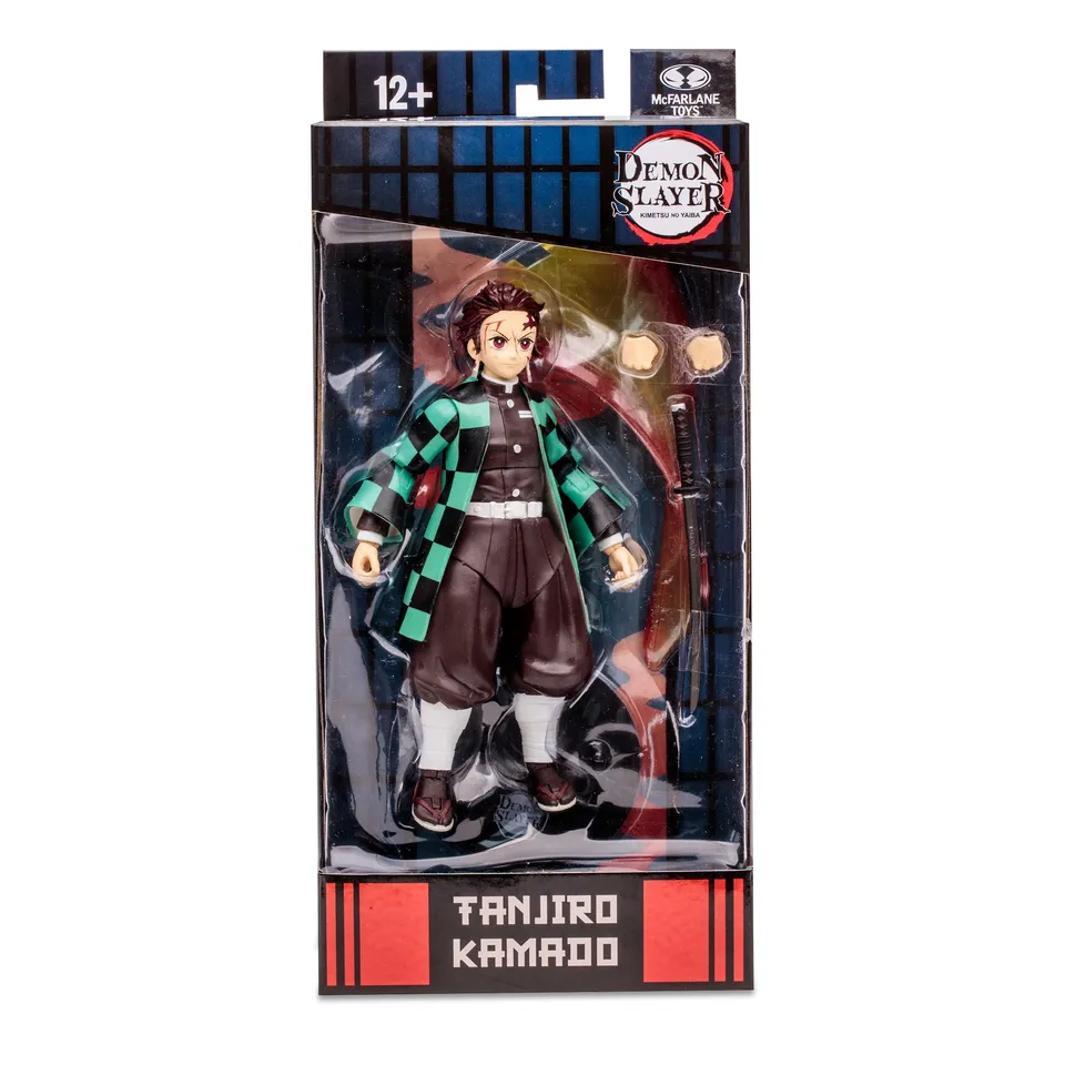 McFarlane Demon Slayer WV3 Tanjiro Kamado figura 7" battaglia Rui