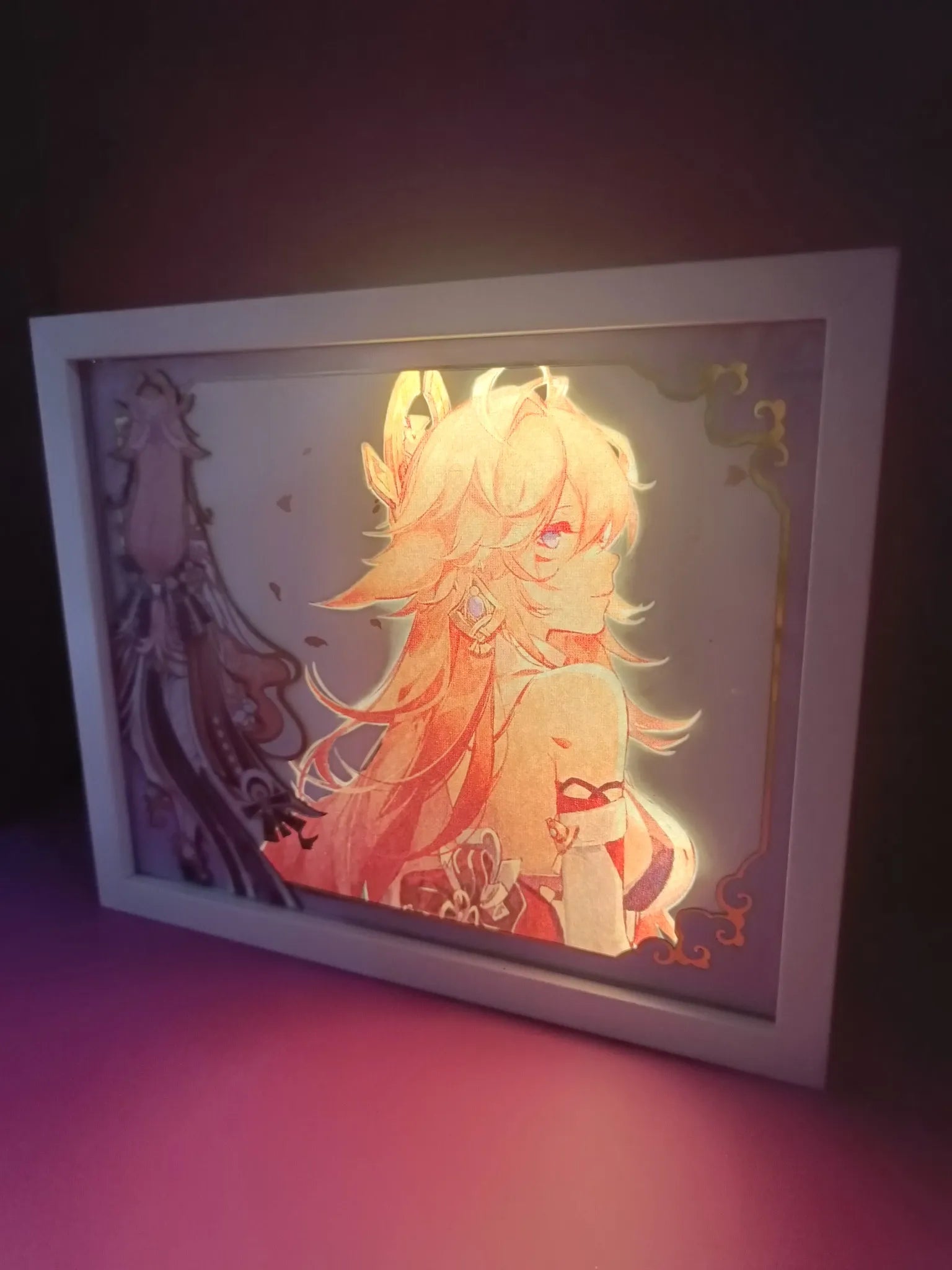 L'Atelier di Zelda Mondi di Luce Lightbox Yae Miko Genshin USB