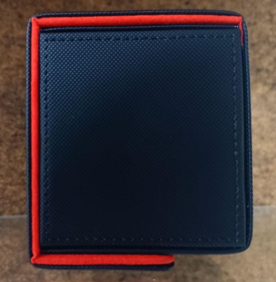 TS Collezionismo Deck Box Premium 100 Carte Nero Rosso