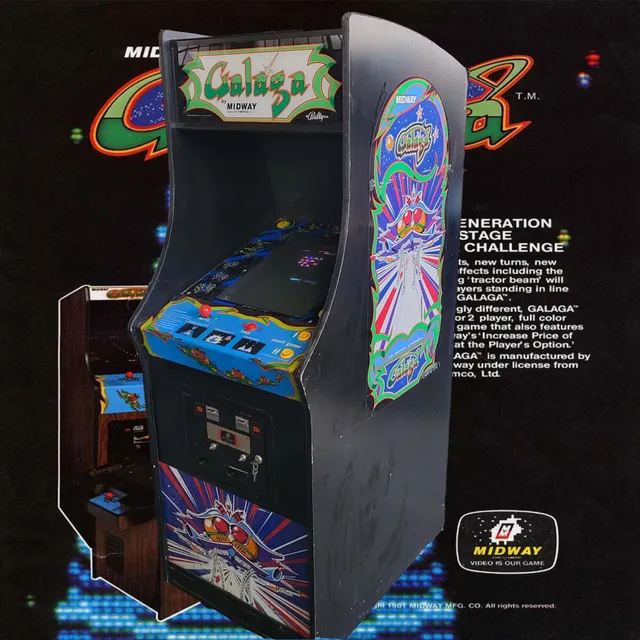 Arcade Story Sparatutto Galaga Cabinato Arcade 1981