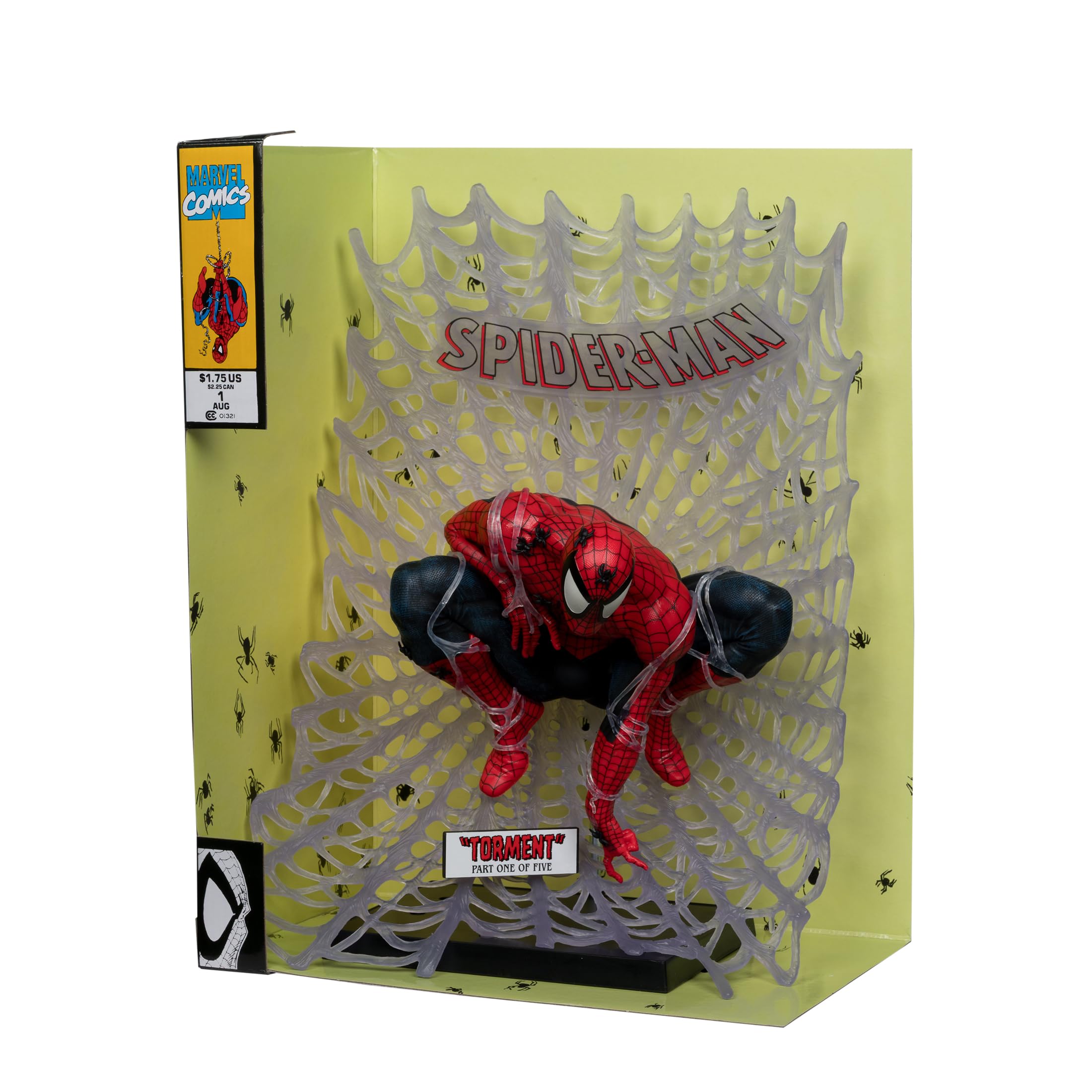 McFarlane Marvel Spider-Man 1:6 figure Spider-Man #1 fumetto