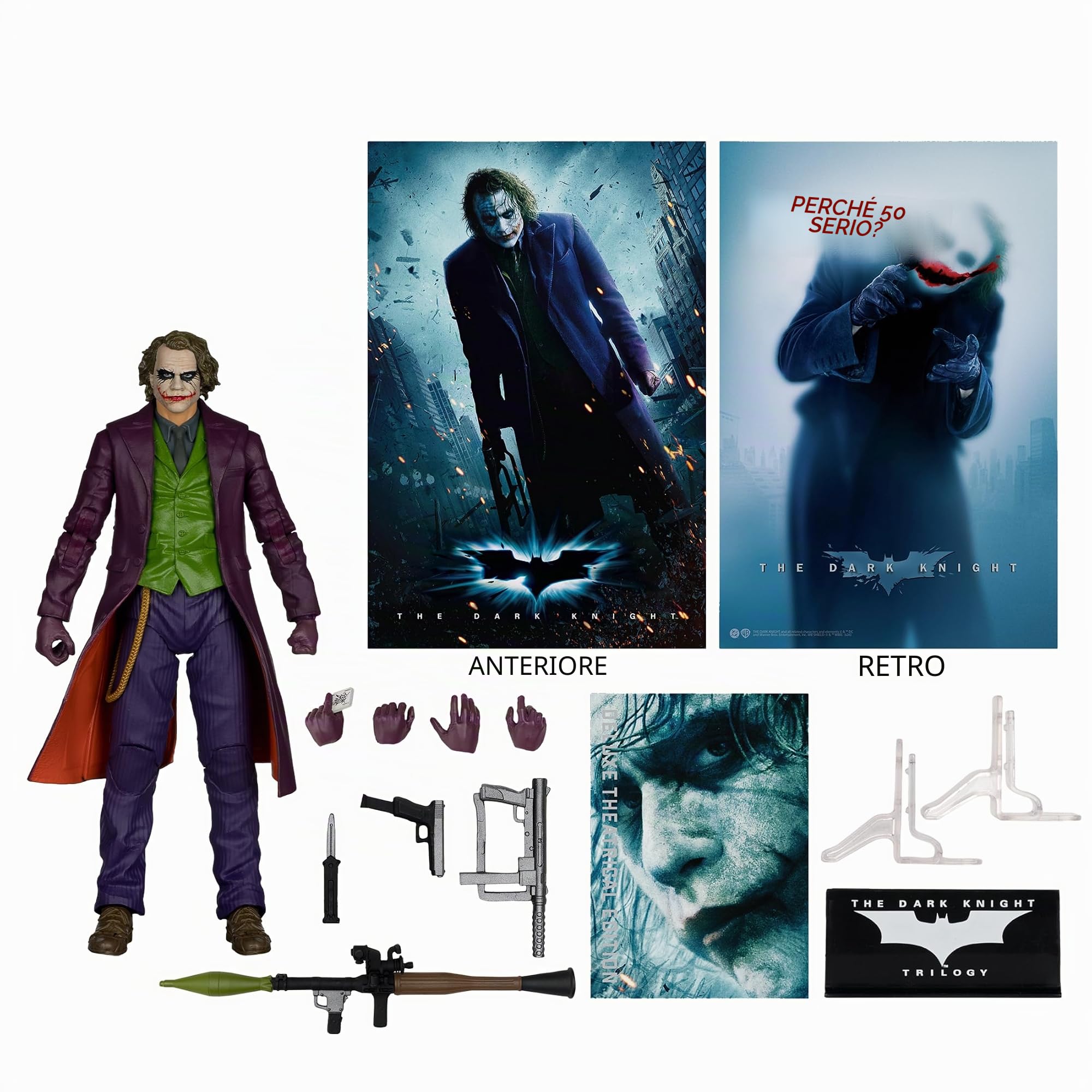 McFarlane DC Multiverse Joker The Dark Knight action figure 18 cm deluxe
