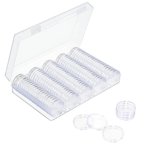 SAFE Set 100 capsule monete 30 mm con inserti foam
