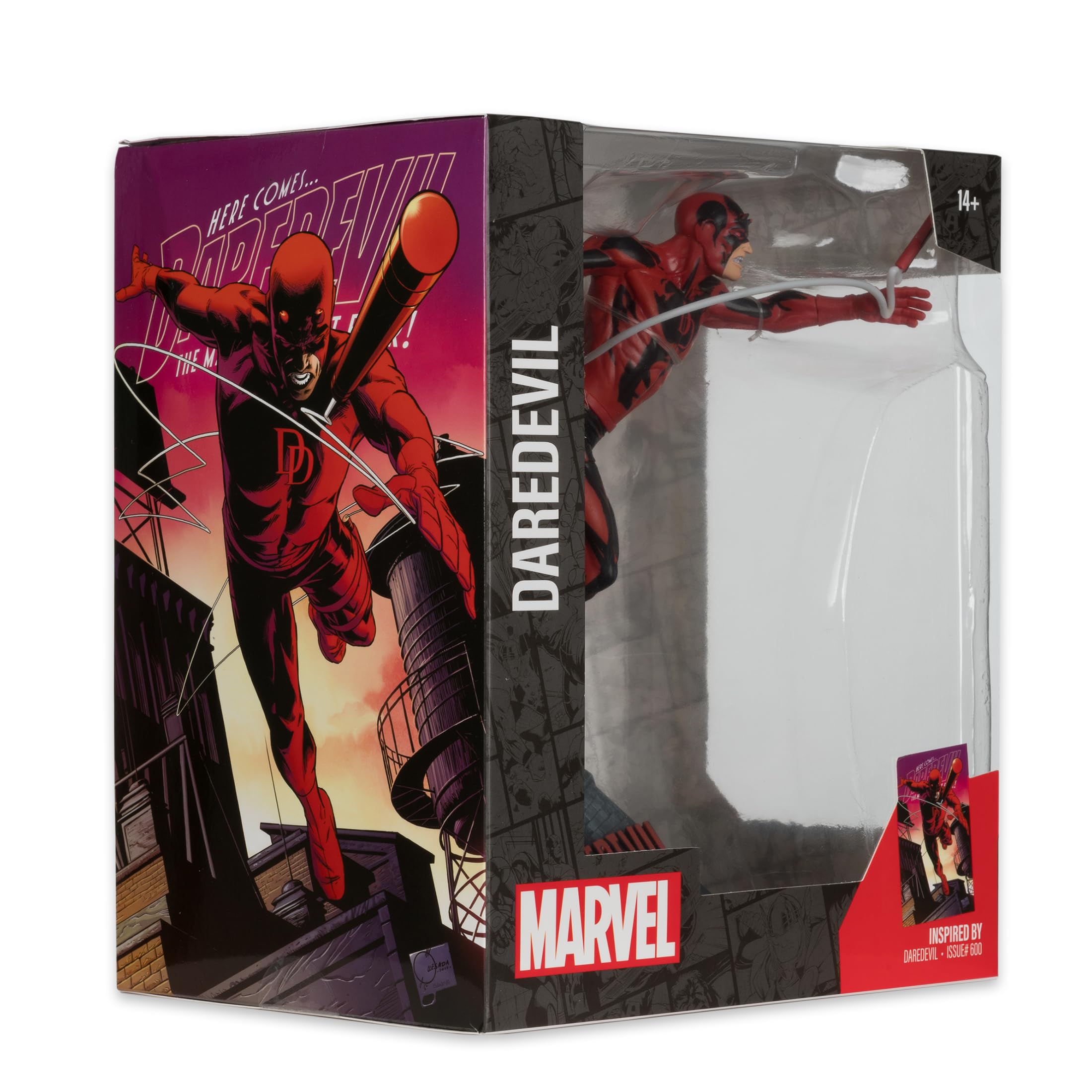 McFarlane Marvel Daredevil #600 statua 1:10 con scena