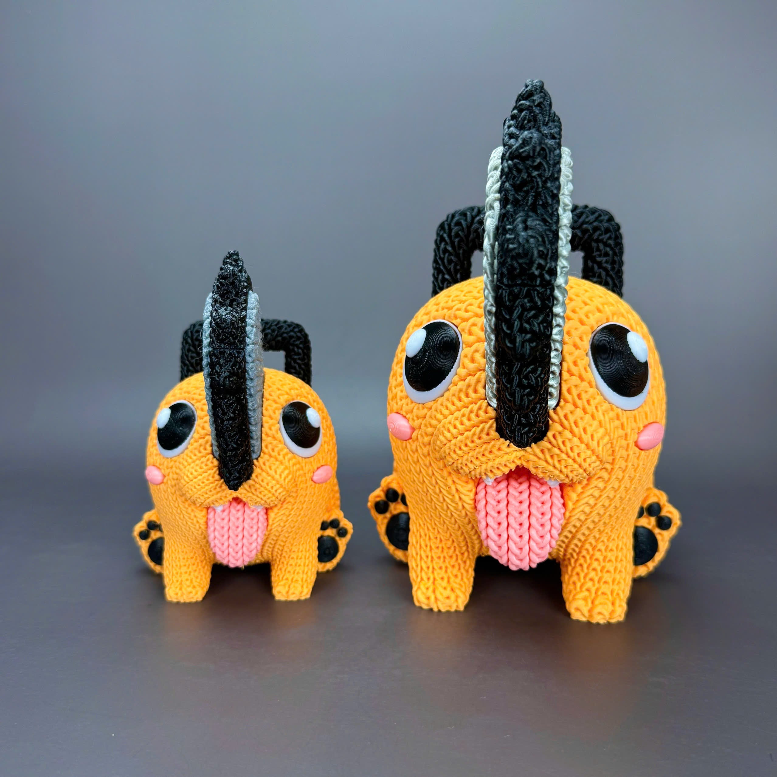 L'Atelier di Zelda Stampe Incantate Pochita crochet statua Small PLA