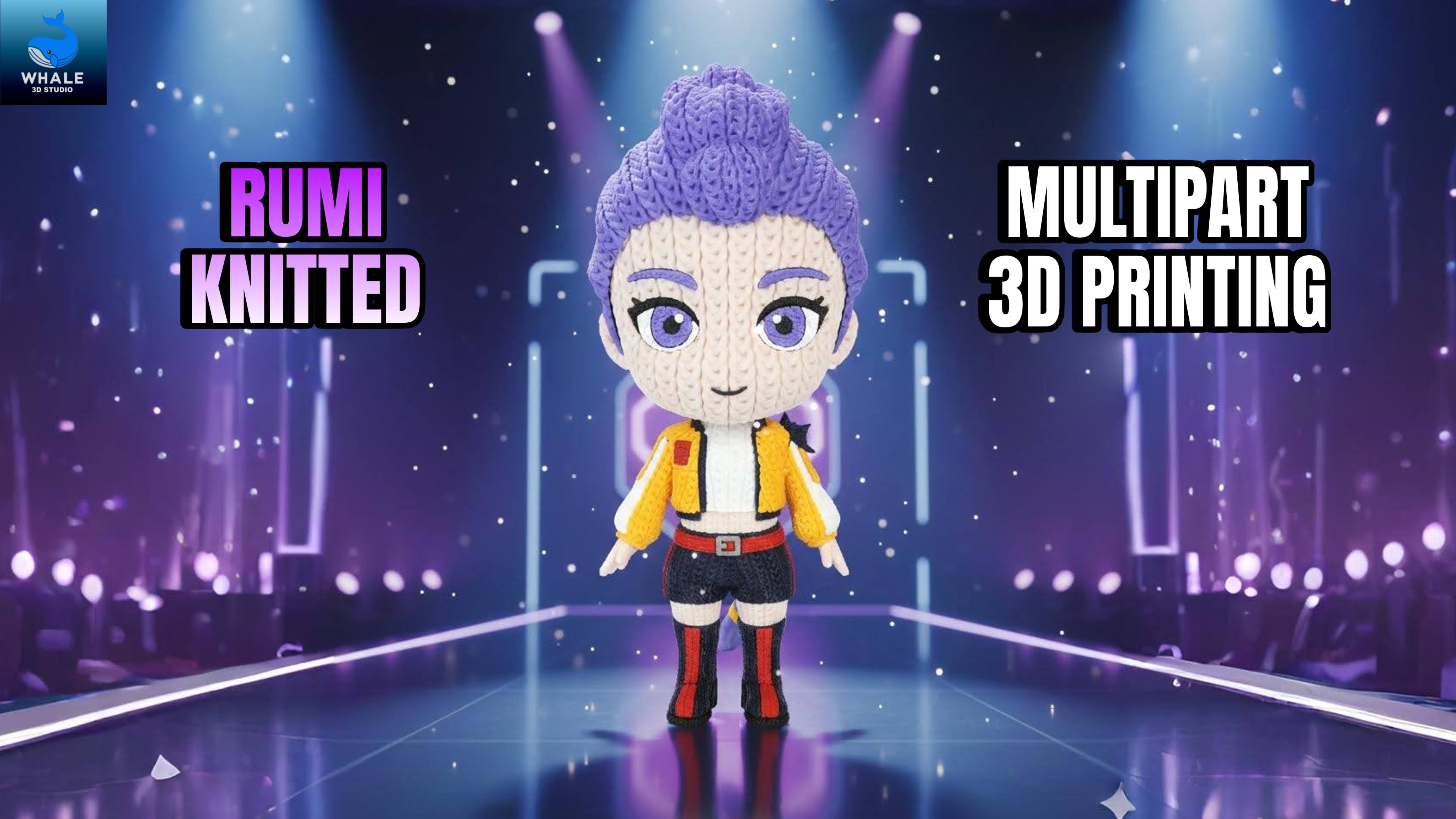 L'Atelier di Zelda Stampe Incantate Rumi crochet statua PLA Small idol