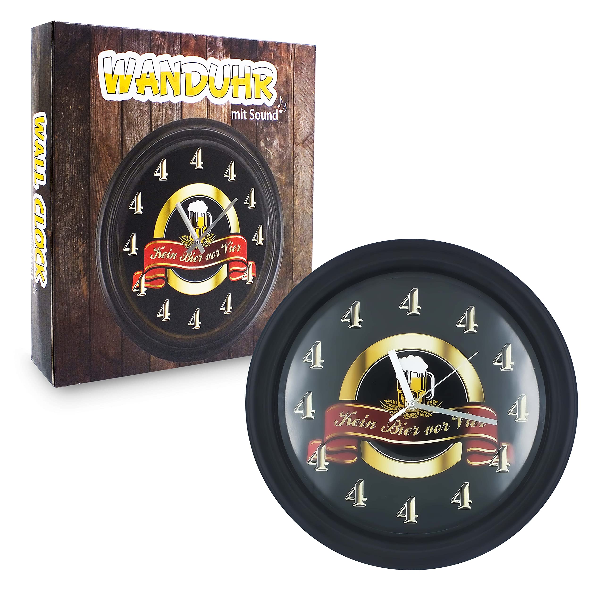 Safe Group Uhren & Schmuck orologio da parete birra prima delle 4