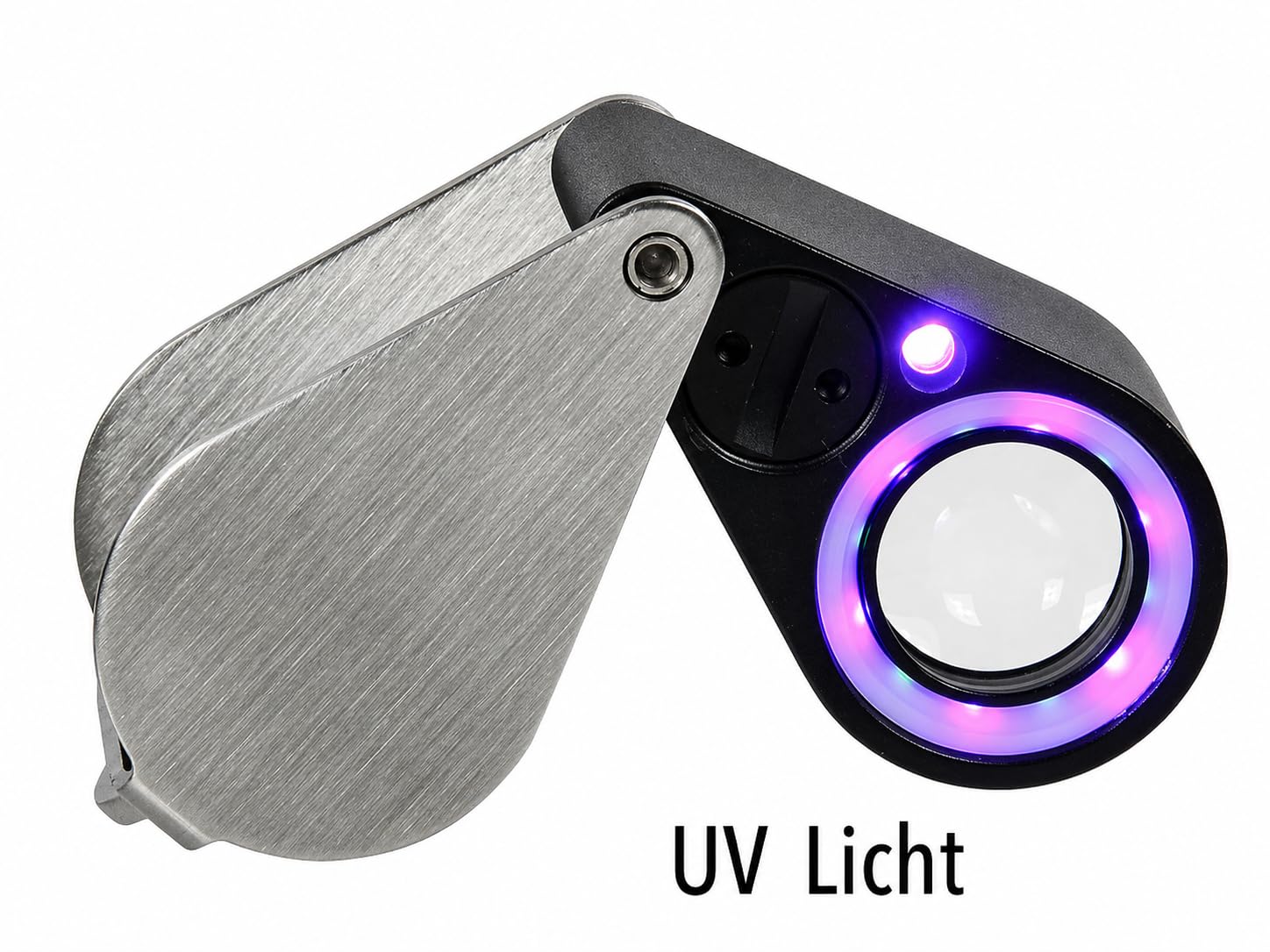 Safe 4639 Lente LED 30x 21mm Metallo per Gioielli