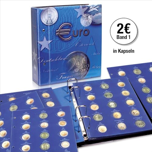 Safe Sammelsysteme TOPset album 2 euro 2004-2012 10 fogli capsule