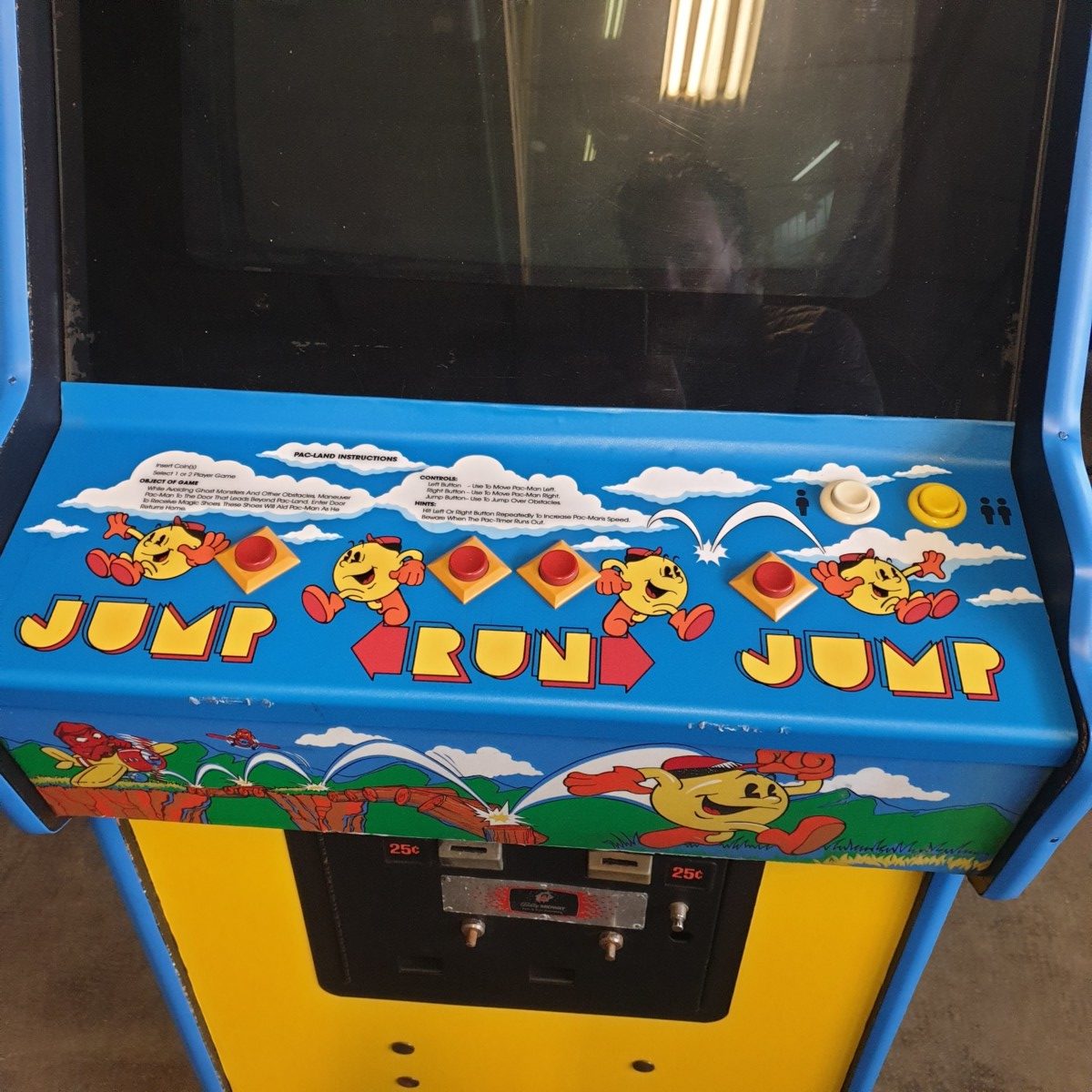 Arcade Story Arcade Pac-Land 1984 Namco cabinato arcade originale