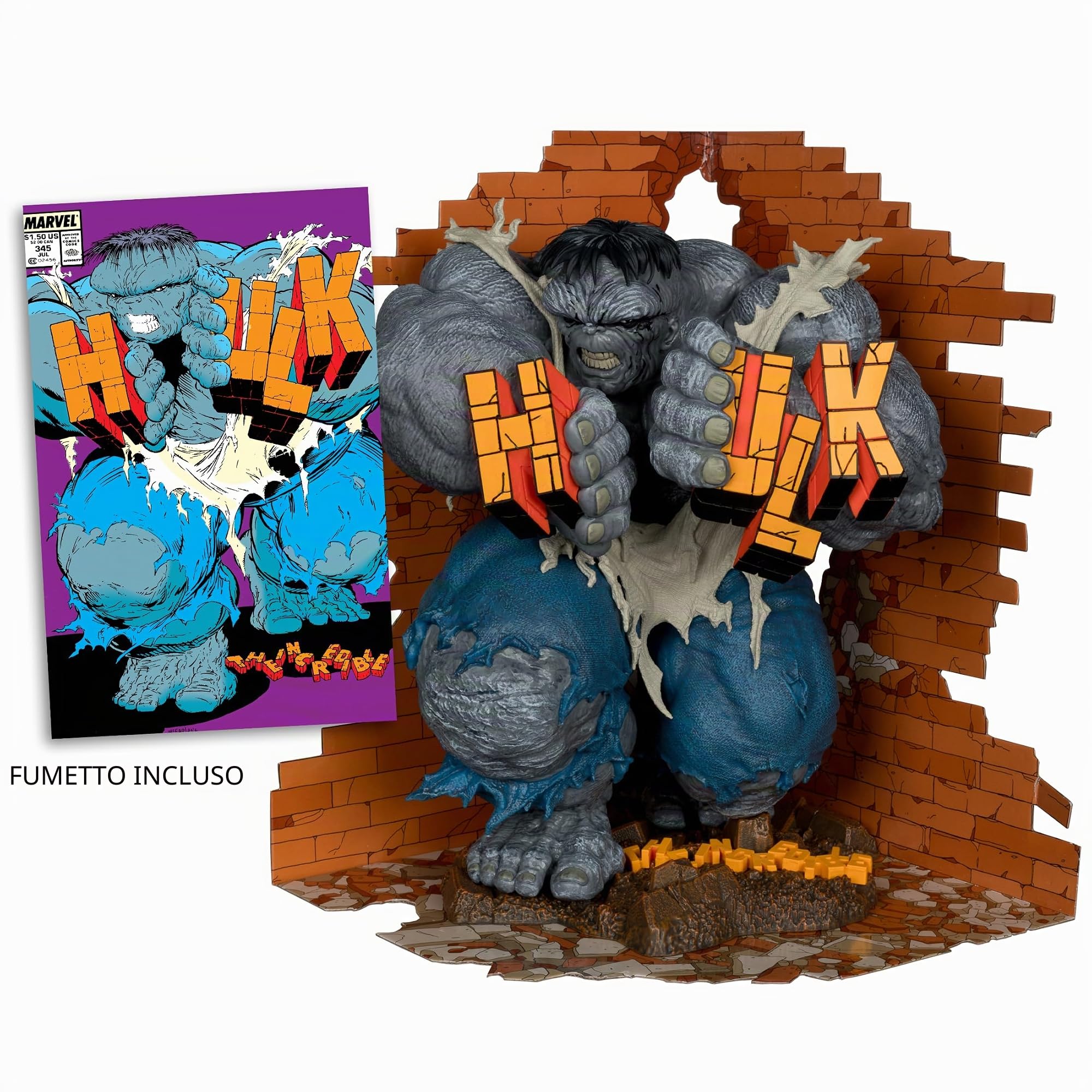 McFarlane Marvel Hulk #345 statua 1:6 con fumetto