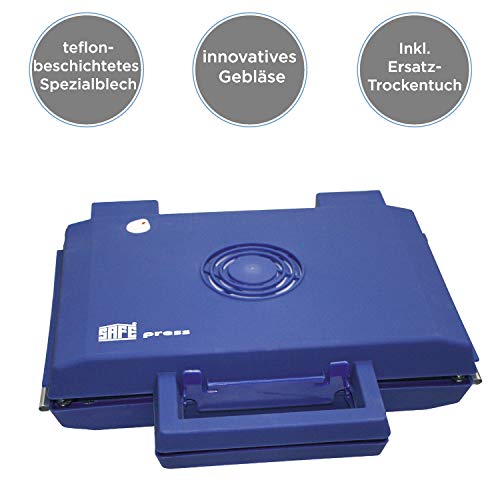 Safe Mikroskope Prüfgeräte 9895 pressa francobolli elettrica +panno