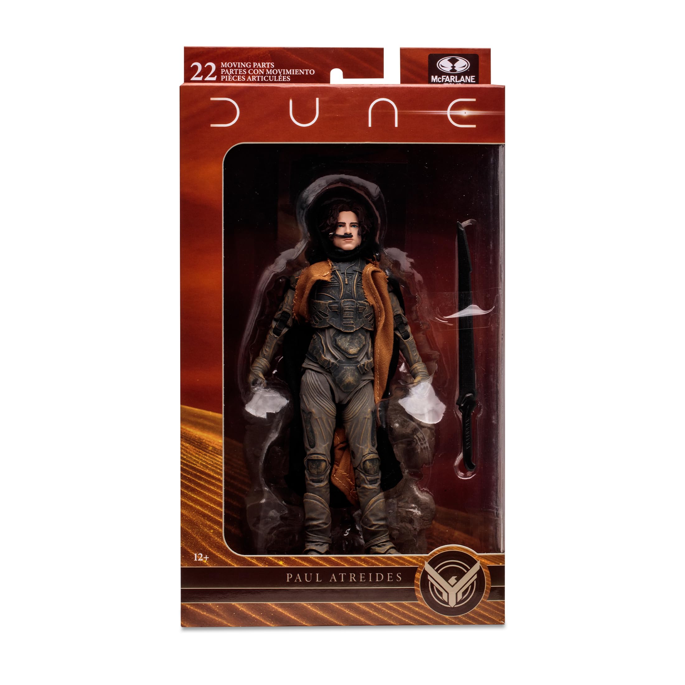 McFarlane Dune Paul Atreides action figure 17,8 cm spada