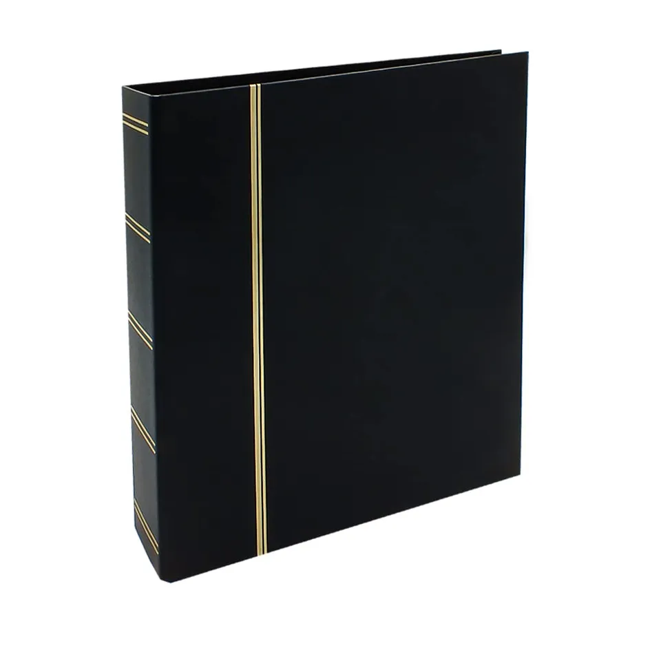 SAFE 116 album francobolli similpelle nero 4 anelli
