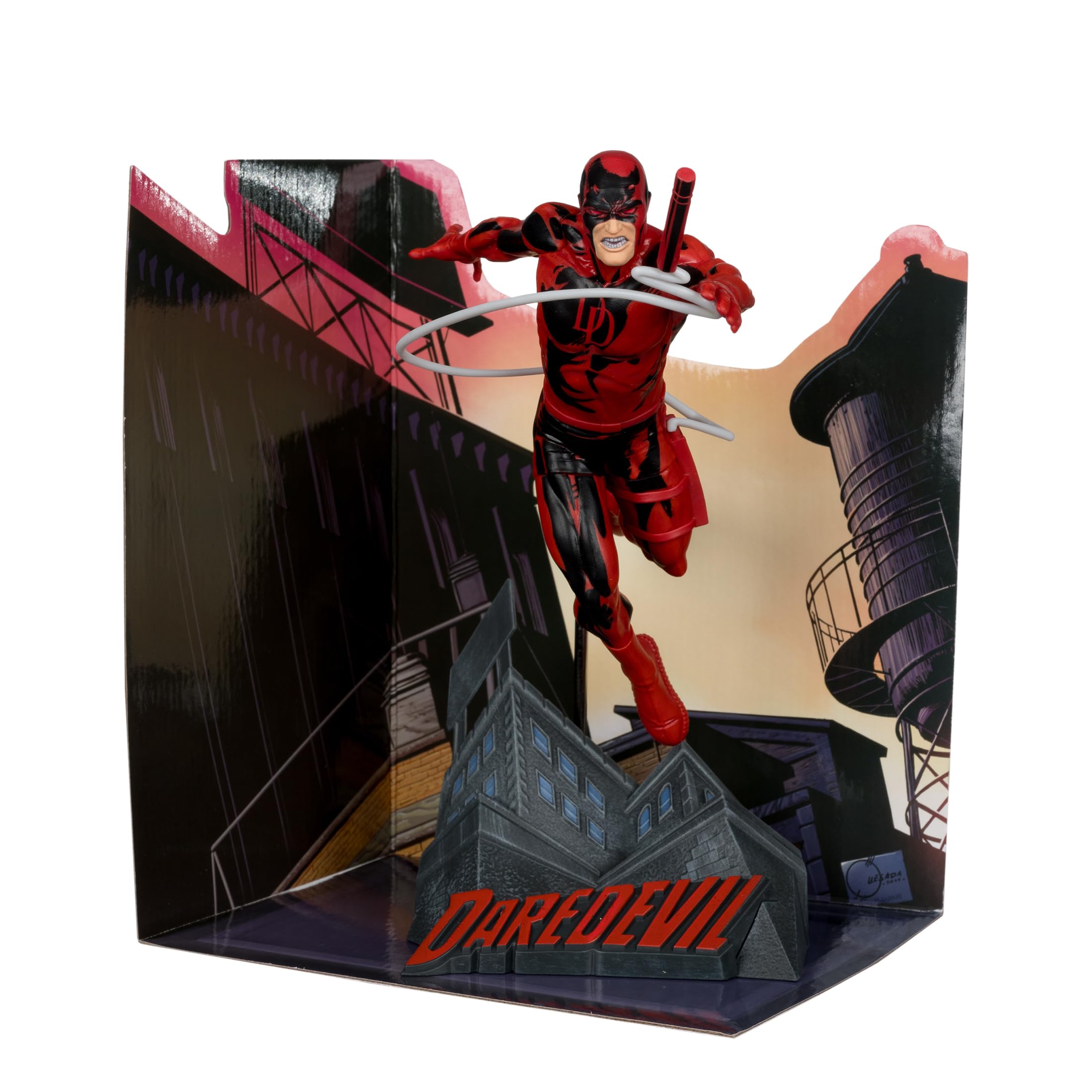 McFarlane Marvel Daredevil #600 statua 1:10 con scena