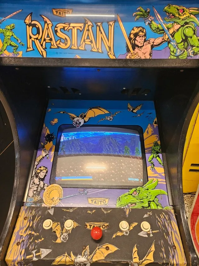 Arcade Story Arcade Rastan Saga cabinato arcade fantasy 6 livelli