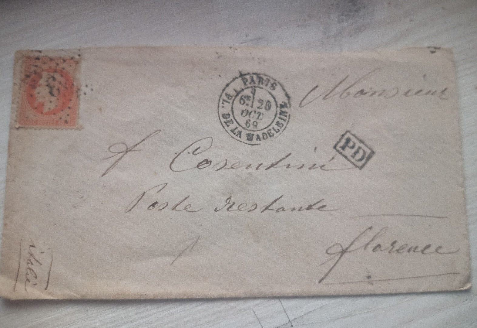 Francia Busta Parigi Firenze Napoleone III 40 cent