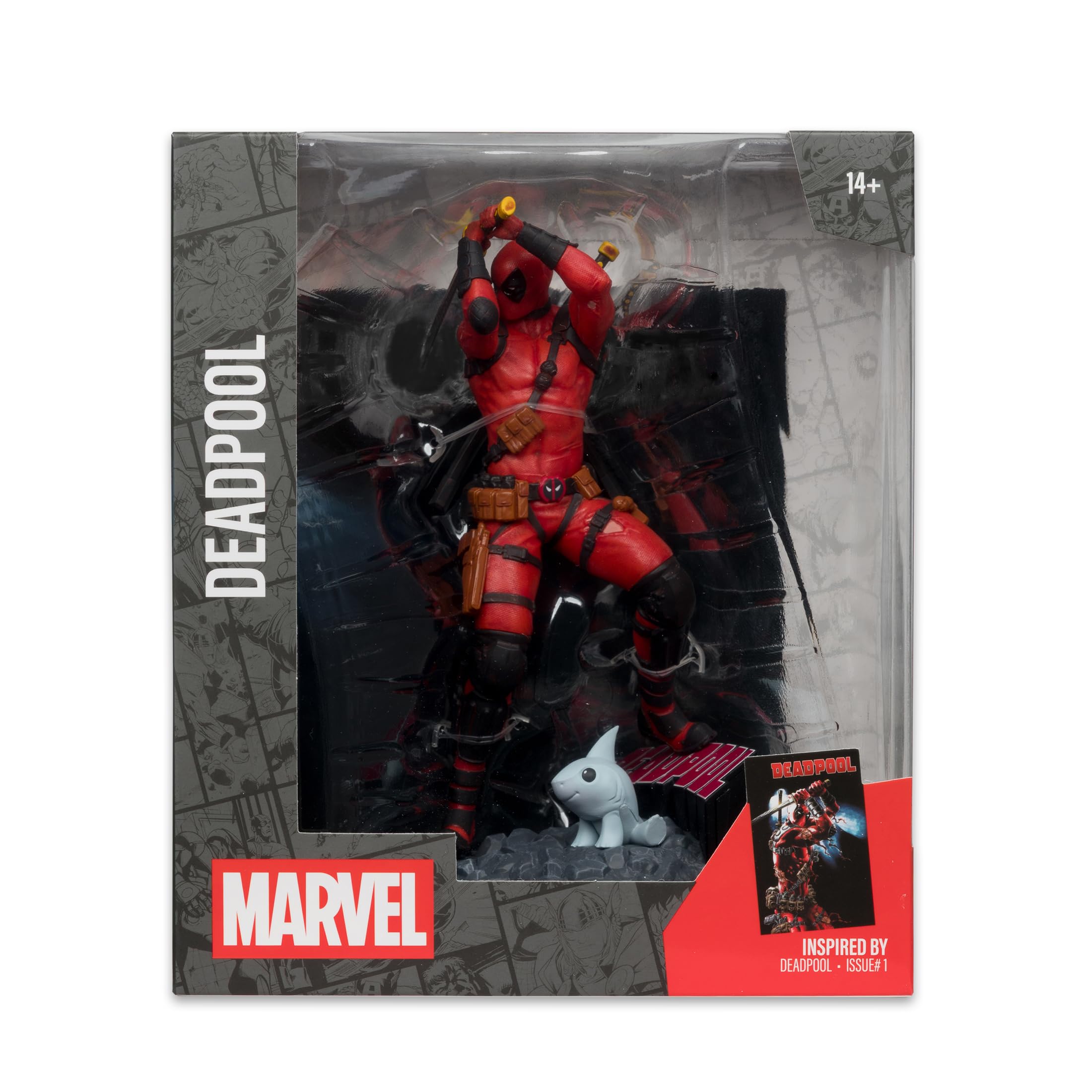 McFarlane Marvel Deadpool 1:10 statua con scena Deadpool #1