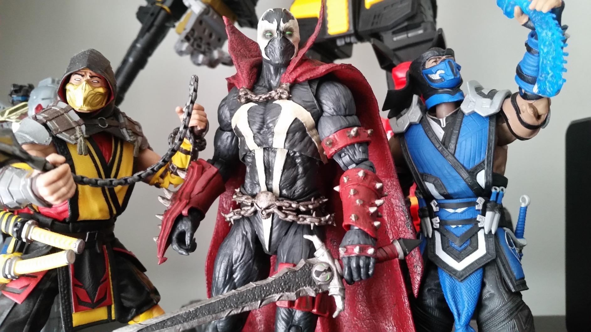 McFarlane Mortal Kombat Spawn Default Action Figure 17,8cm Spada