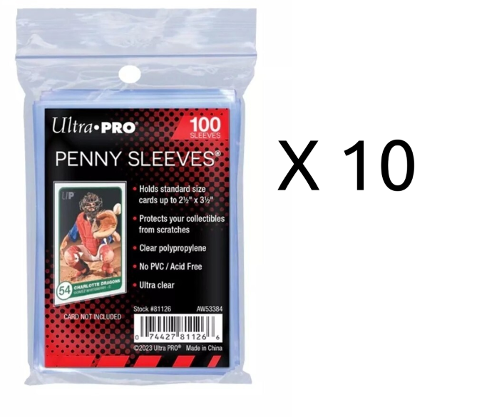 Ultra PRO penny sleeve bustine morbide standard 100 pezzi