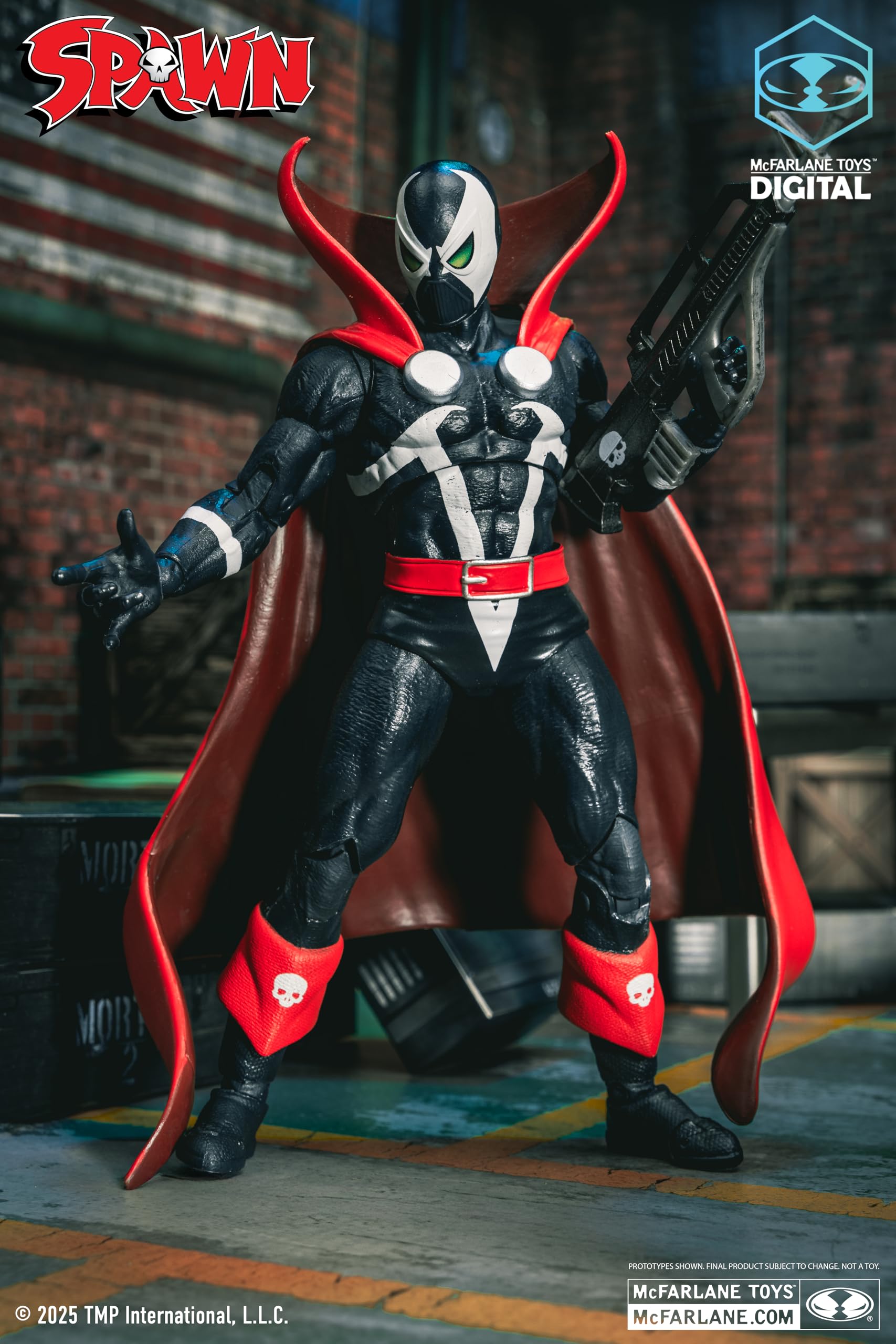 McFarlane Spawn 77 Action Figure Nero Rosso 17,8cm Platinum