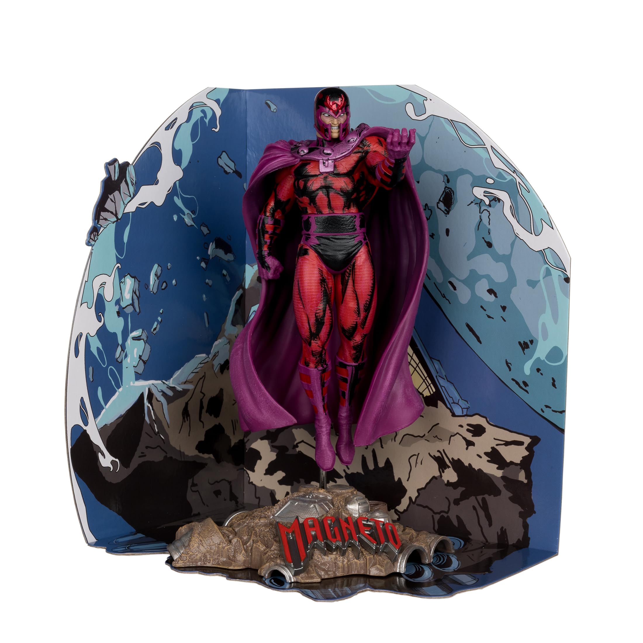McFarlane Marvel Magneto X-Men #1 statuetta 1:10 con scena