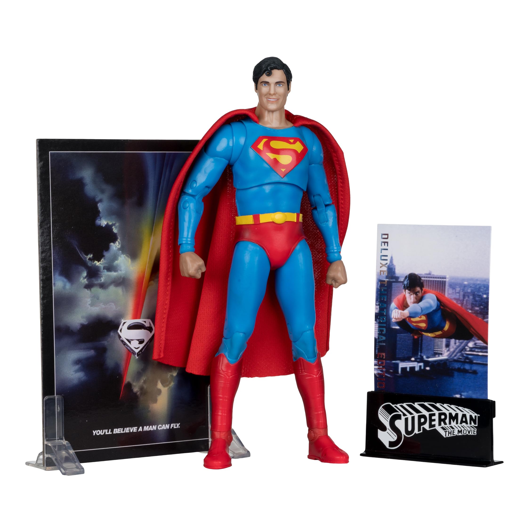 McFarlane DC Multiverse Superman Il Film 1978 action figure 17,8 cm deluxe