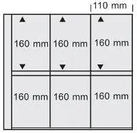 Safe Zubehör 1015 PA Fogli per Cartoline 5 pz Verticali