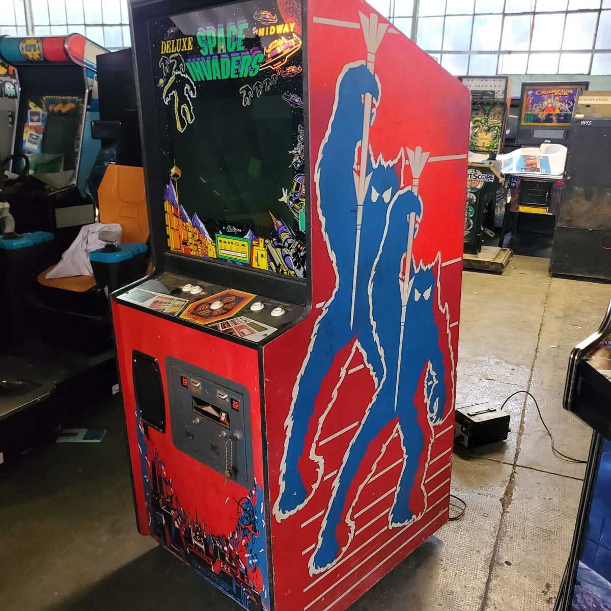 Arcade Story Leggende Space Invaders Deluxe cabinato Taito