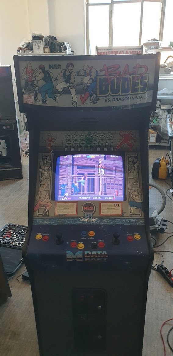 Arcade Story Arcade Bad Dudes Cabinato Arcade Data East 1988